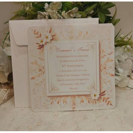 INVITO NOZZE ORO