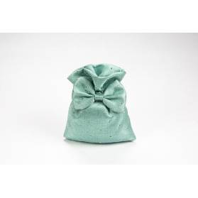 SACCHETTO MATRIMONIO CON STRASS E FIOCCO