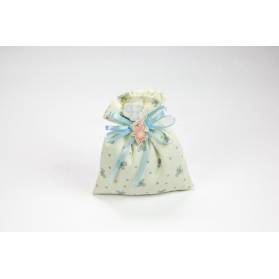 SACCHETTO NASCITA STAMPATO CON FIOCCHETTI