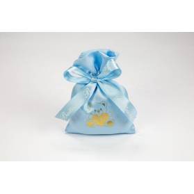 SACCHETTO NASCITA STAMPATO CON ORSETTO