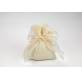 SACCHETTO MATRIMONIO PLISSE' CON FIOCCO