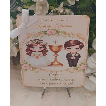 SEGNAPOSTO PRIMA COMUNIONE 