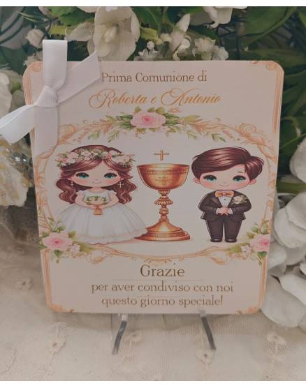 SEGNAPOSTO PRIMA COMUNIONE 