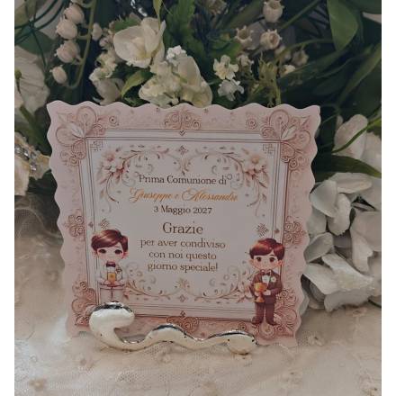 SEGNAPOSTO PRIMA COMUNIONE 
