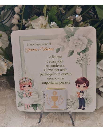 SEGNALIBRO PRIMA COMUNIONE 