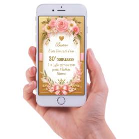 INVITO DIGITALE 30 ANNI DONNA
