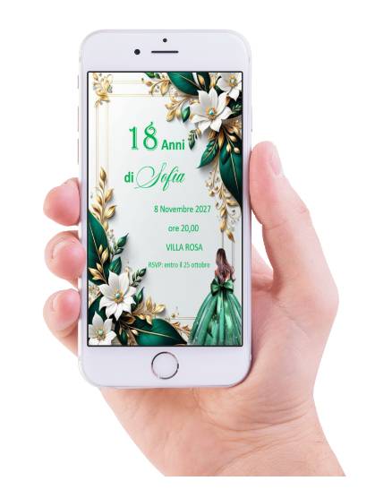 INVITO DIGITALE 18 ANNI