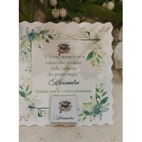 SEGNAPOSTO LAUREA CON CIOCCOLATINO