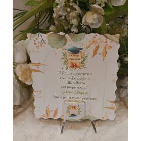 SEGNAPOSTO LAUREA CON CIOCCOLATINO