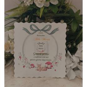 SEGNAPOSTO BATTESIMO CON CIOCCOLATINO