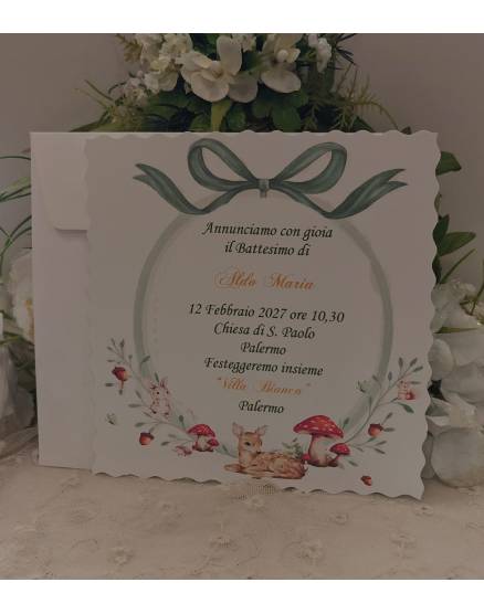 INVITO BATTESIMO BIMBA