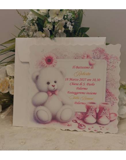 INVITO BATTESIMO BIMBA