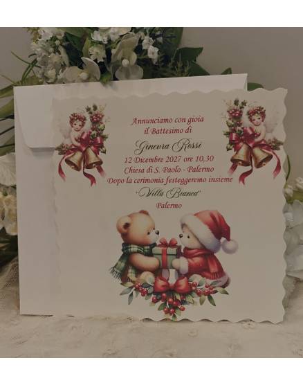 INVITO BATTESIMO BIMBA