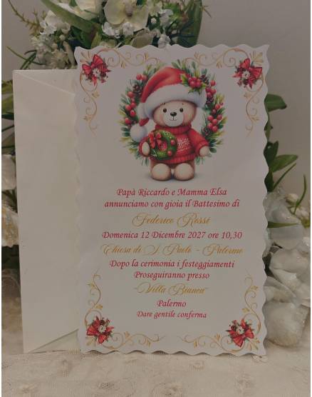 INVITO BATTESIMO BIMBA