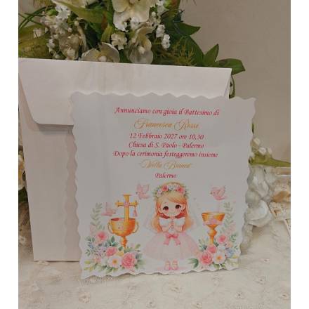 INVITO BATTESIMO BIMBA