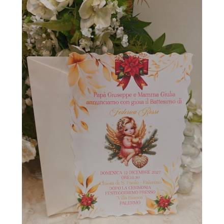 INVITO BATTESIMO BIMBA