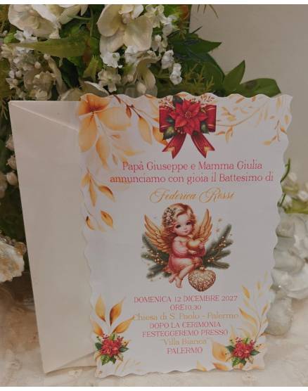 INVITO BATTESIMO BIMBA