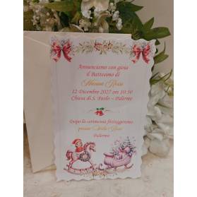 INVITO BATTESIMO NATALIZIO BIMBA
