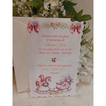 INVITO BATTESIMO BIMBA