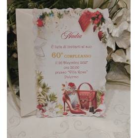 INVITO 60 ANNI DONNA NATALIZIO