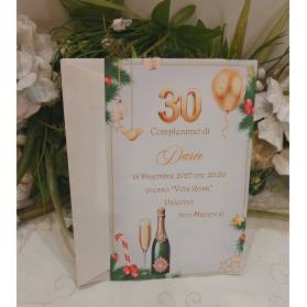 INVITO 30 ANNI UOMO NATALIZIO