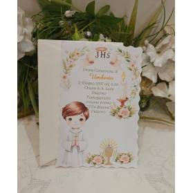 INVITO PRIMA COMUNIONE RAGAZZO