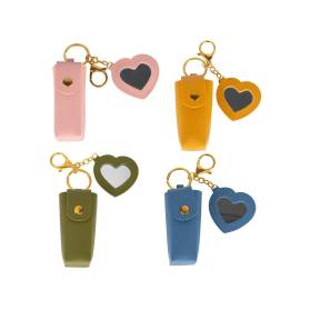 PORTACHIAVE IN ECOPELLE BORSA CON SPECCHIETTO