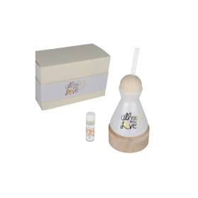 DIFFUSORE A LED BIANCO CON PROFUMO