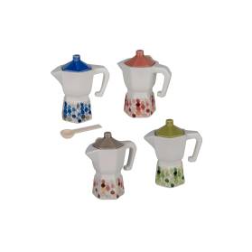 BOMBONIERA CAFFETTIERA MOKA CON CONFETTI