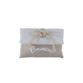 BUSTINA COMUNIONE CON CALICE E CONFETTI