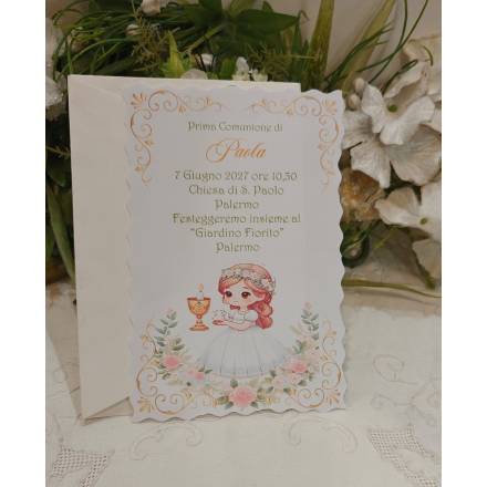 SEGNALIBRO PRIMA COMUNIONE 