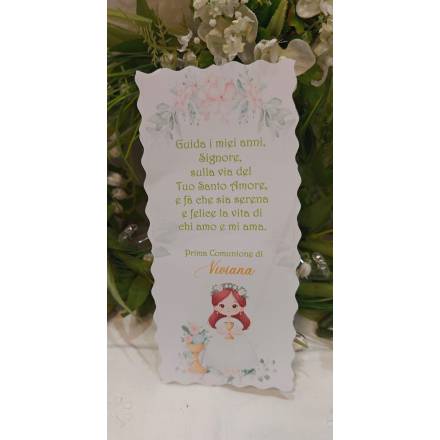 SEGNALIBRO PRIMA COMUNIONE 