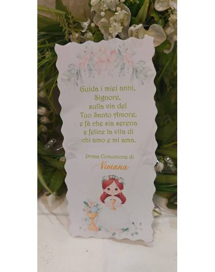 SEGNALIBRO PRIMA COMUNIONE 