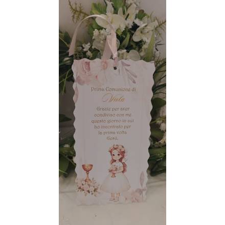 SEGNALIBRO PRIMA COMUNIONE 