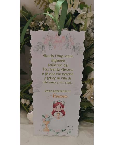SEGNALIBRO PRIMA COMUNIONE 