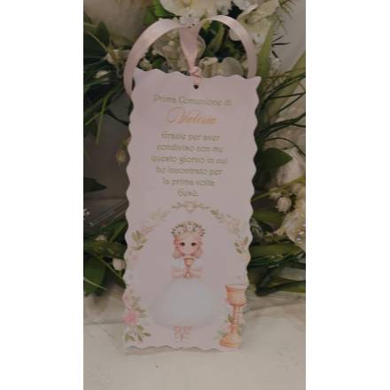 SEGNALIBRO PRIMA COMUNIONE 