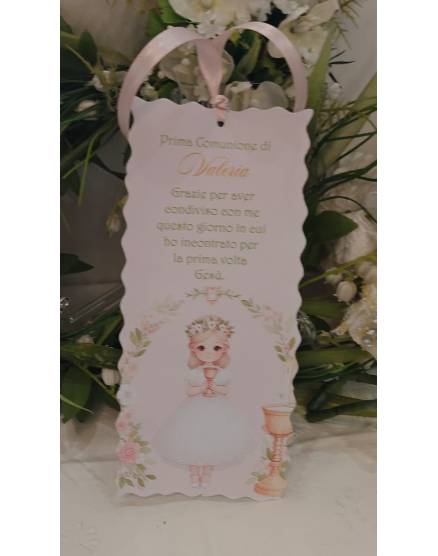 SEGNALIBRO PRIMA COMUNIONE 