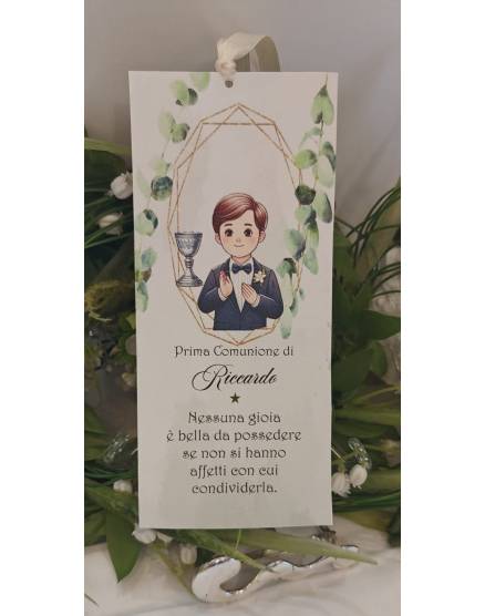 SEGNALIBRO PRIMA COMUNIONE 