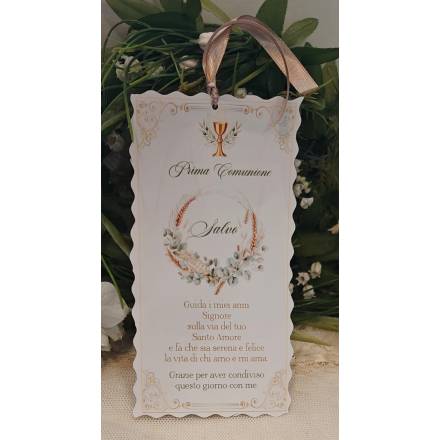 SEGNALIBRO PRIMA COMUNIONE 