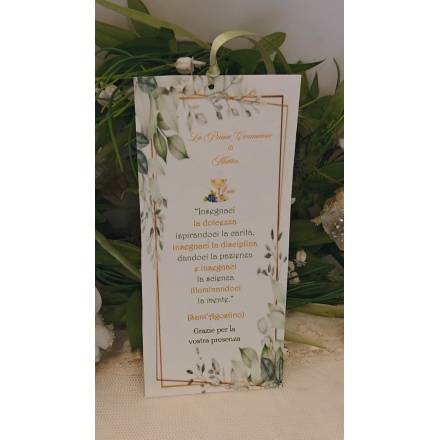 SEGNALIBRO PRIMA COMUNIONE 