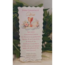SEGNALIBRO PRIMA COMUNIONE CALICE