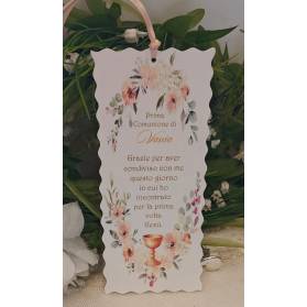 SEGNALIBRO PRIMA COMUNIONE CALICE