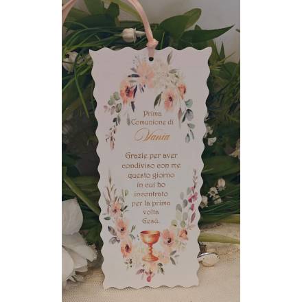 SEGNALIBRO PRIMA COMUNIONE 