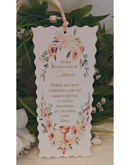 SEGNALIBRO PRIMA COMUNIONE 