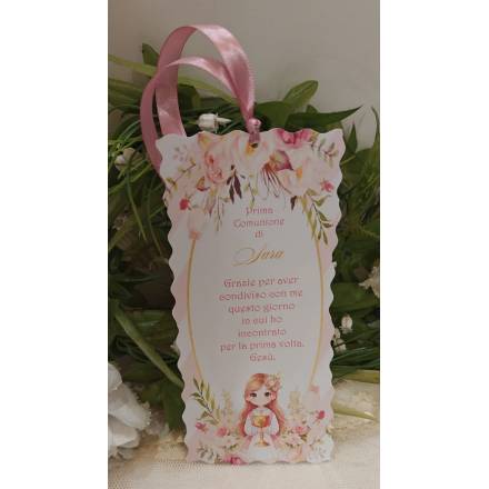 SEGNALIBRO PRIMA COMUNIONE 