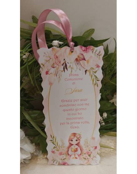 SEGNALIBRO PRIMA COMUNIONE 