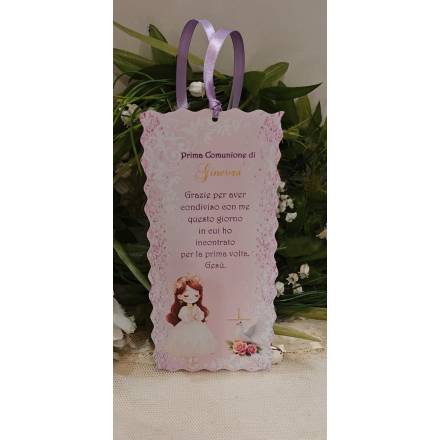 SEGNALIBRO PRIMA COMUNIONE 