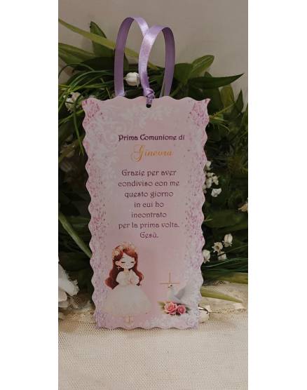 SEGNALIBRO PRIMA COMUNIONE 
