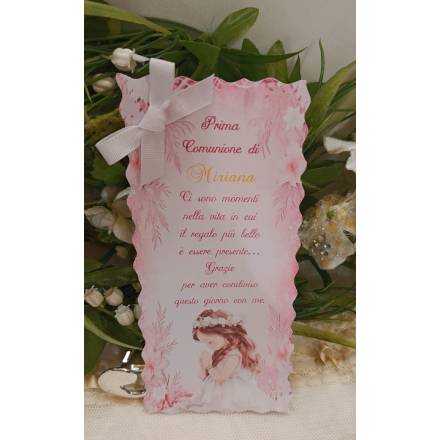 SEGNALIBRO PRIMA COMUNIONE 