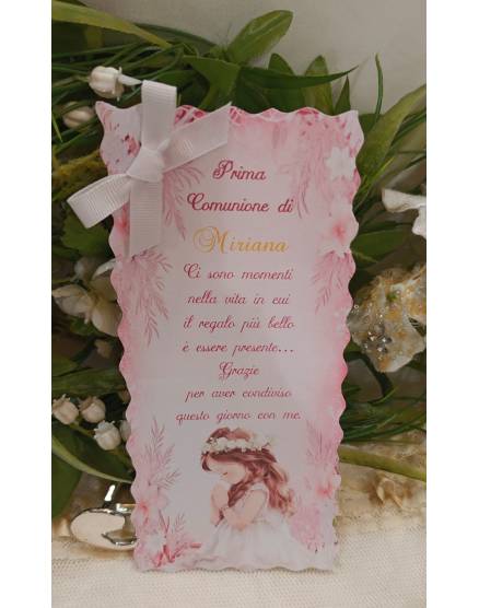 SEGNALIBRO PRIMA COMUNIONE 